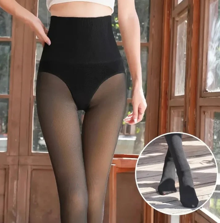 “Medias Térmicas Push-Up 220 g – Controla tu abdomen, realza tus curvas y te mantiene cálida