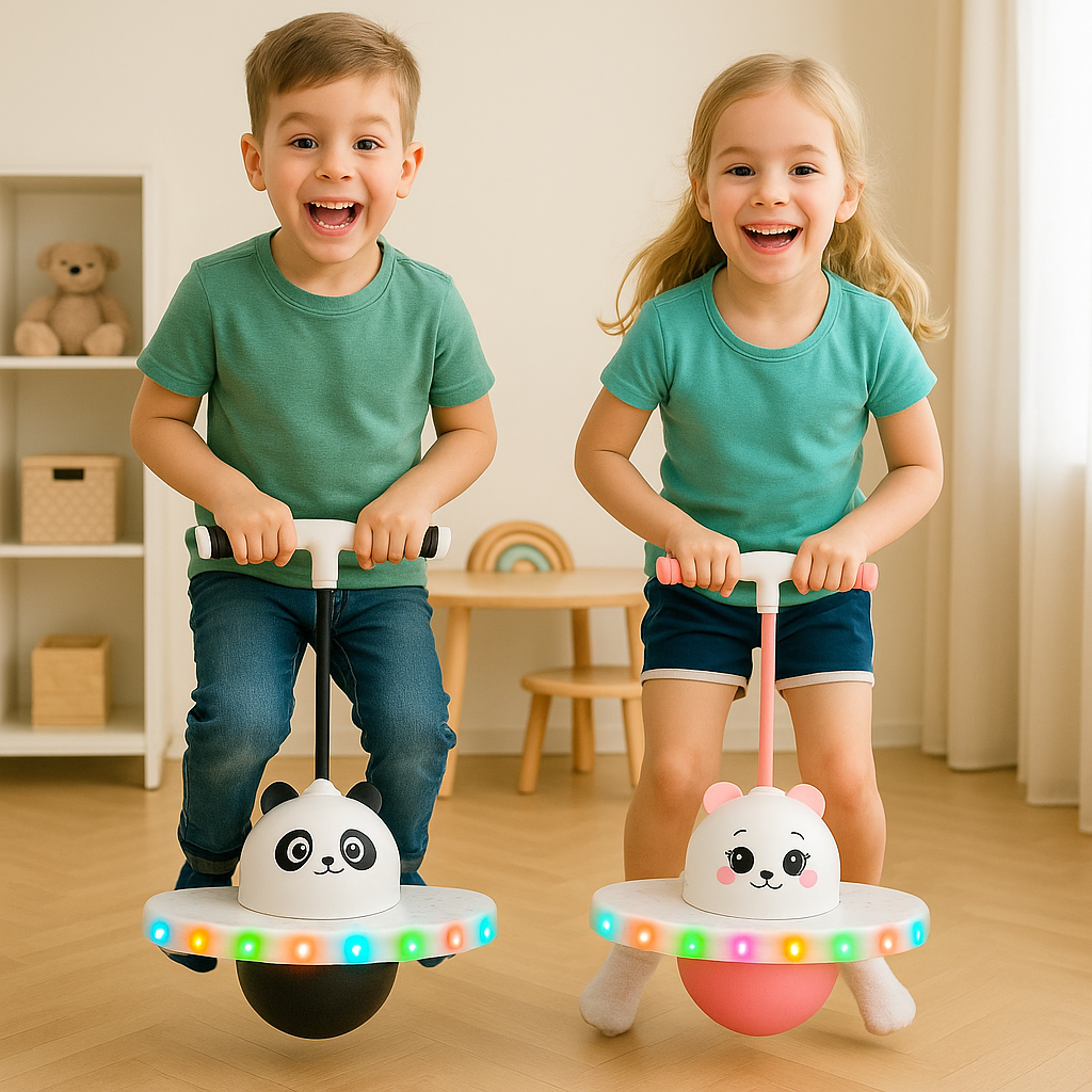 Dancing Saltarín™ con Luces LED – Diversión y movimiento seguro para tus niños