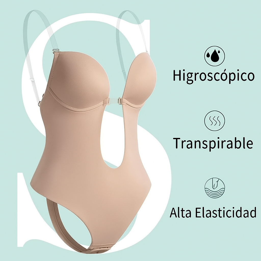 Body Moldeador con Escote Invisible – Luce Espectacular con Comodidad