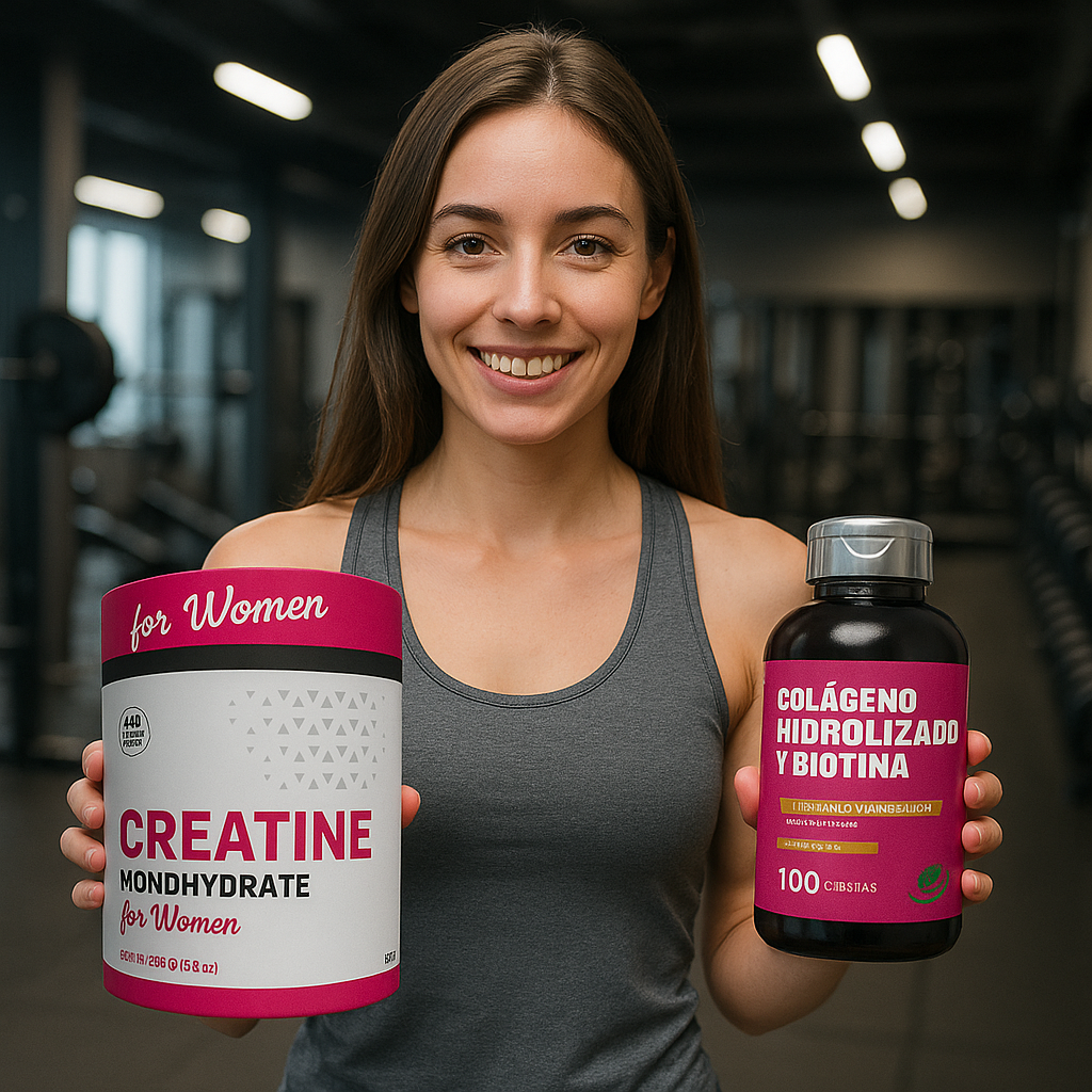 CREATINA WOMAN + COLAGENO HIDROLIZADO - POWER BOSS GIRL