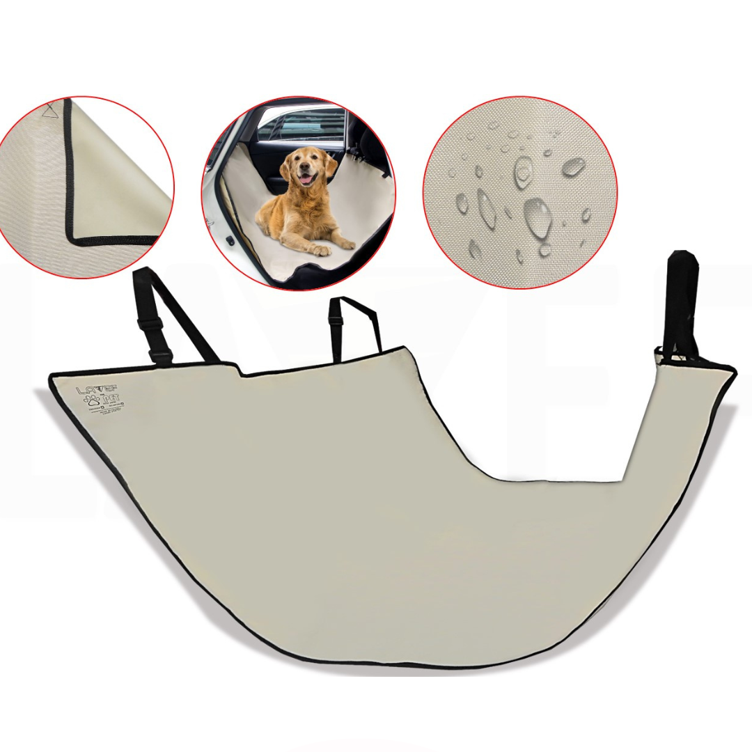 protector de asiento trasero para mascotas – antideslizante y resistente al agua