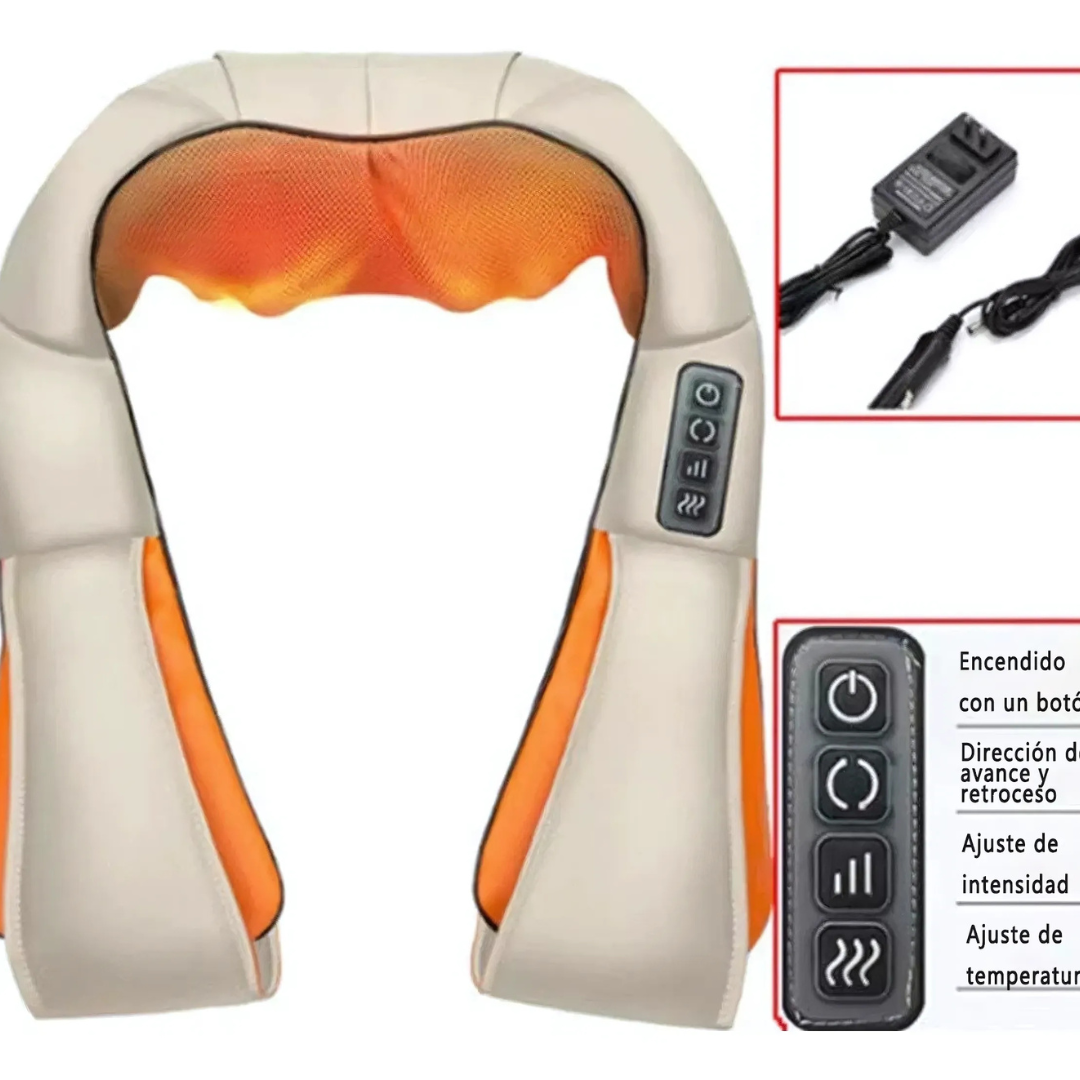 Masajeador Cervical Multifunción – Alivia Dolor y Estrés en Minutos