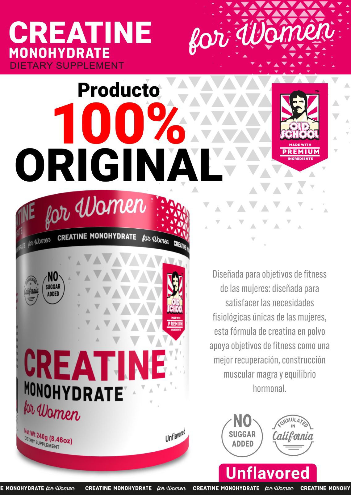 CREATINA WOMAN + COLAGENO HIDROLIZADO ORIGINAL
