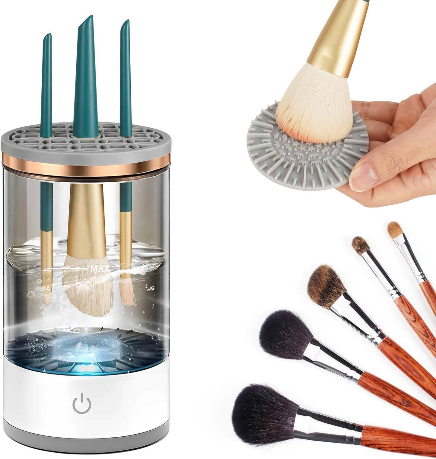 FRESHBRUSH 360 MINI LAVADORA DE BROCHAS PORTATIL