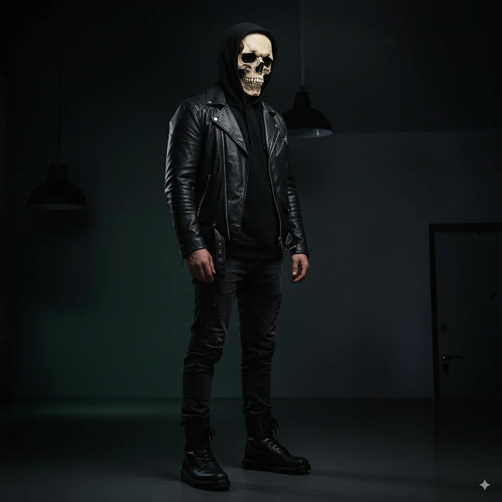 🎭 Máscara Calavera 3D deluxe – REALISMO MORTAL