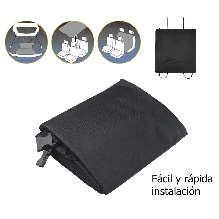 protector de asiento trasero para mascotas – antideslizante y resistente al agua