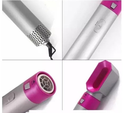 SmoothGlow™ |CEPILLO MULTIFUNCIONAL 5 EN 1: PEINA, SECA, ALISA Y RIZA EN MINUTOS