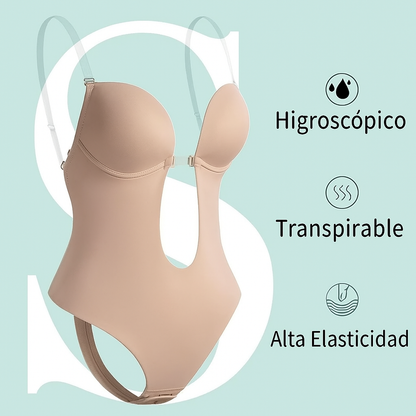 Body Moldeador con Escote Invisible – Luce Espectacular con Comodidad