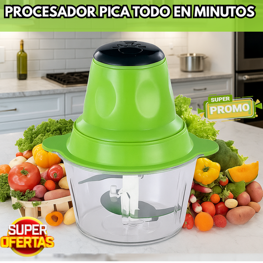 Procesador pica todo  – Pica, tritura y ahorra tiempo en tu cocina
