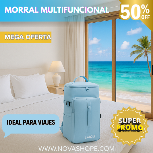 Morral multifuncional  ideal para tus vaiajes