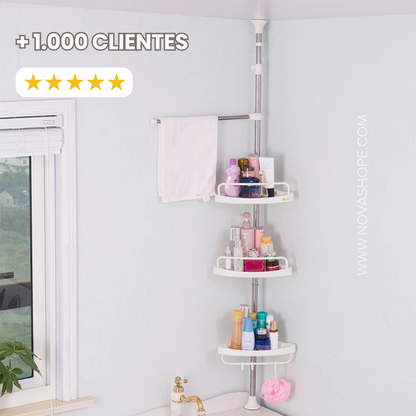 Esquinero de baño multifuncional