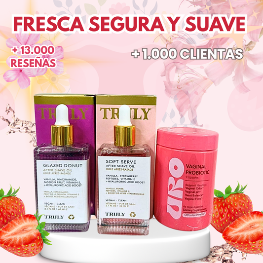 combo Glow soft serve + Glazed Donut + URO 60ML