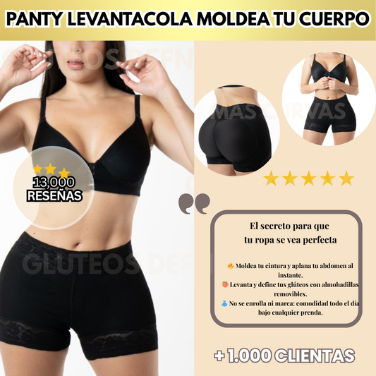Panty Levanta Cola-moldea en minutos tus gluteos y cintura