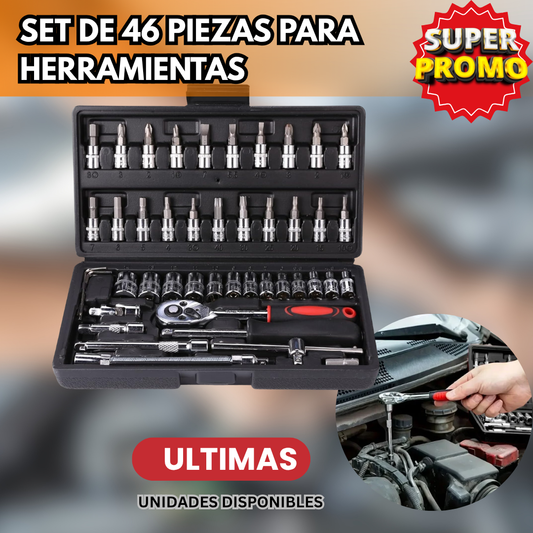 Juego de herramientas 46 piezas