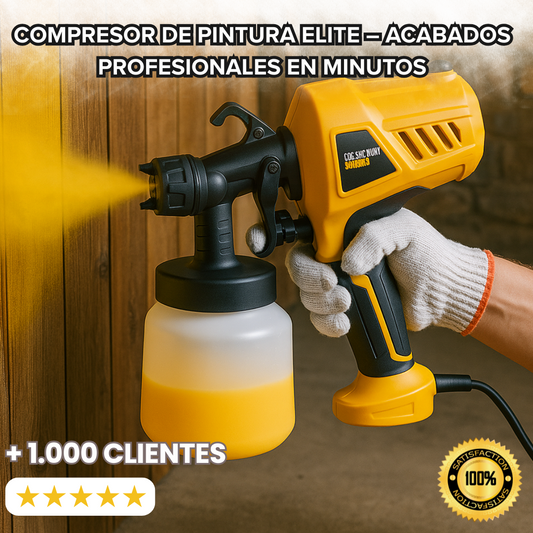 Compresor de Pintura Elite – Acabados Profesionales en Minutos