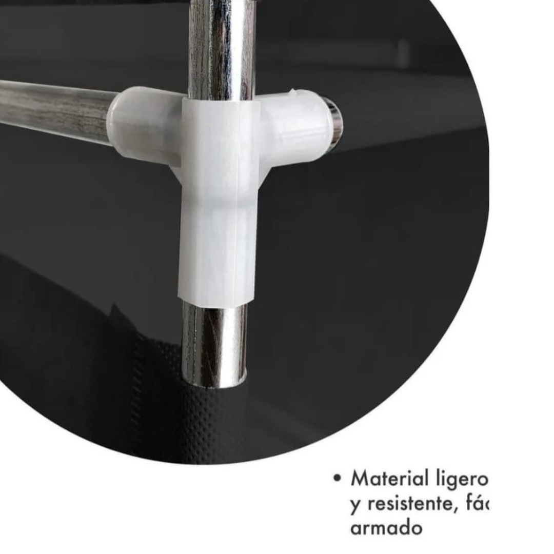 closet  portatil de 3 compartimientos desarmable