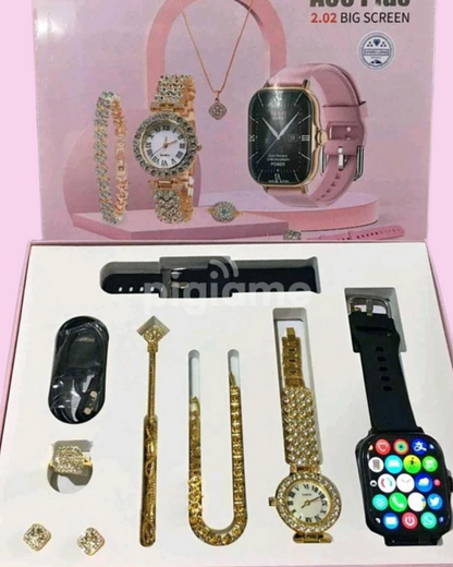 Set Premium 58 Plus+ — Reloj de Alta Calidad + Accesorios Exclusivos